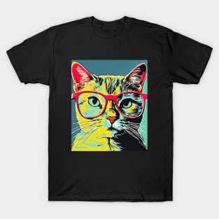 Cat With Glasses T-Shirt